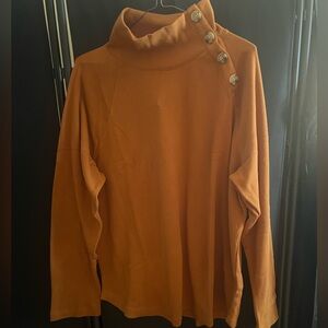 J. Crew Rust Turtleneck Sweater